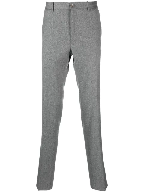 Incotex slim-cut virgin-wool trousers