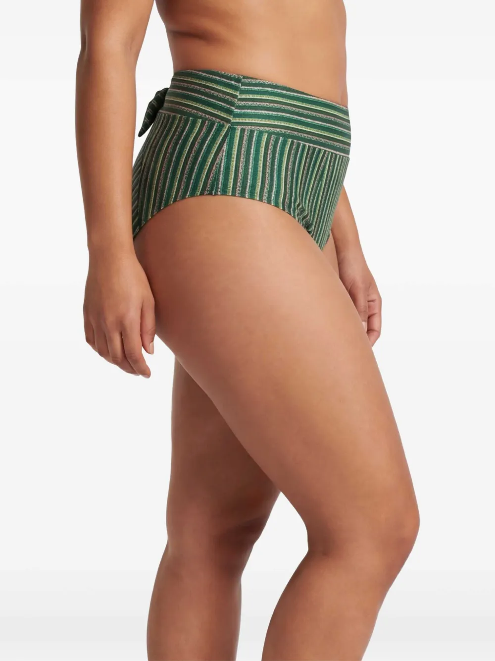 Marlies Dekkers Gestreepte bikinislip Groen