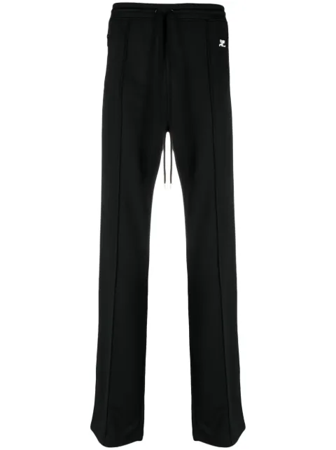 Courrèges logo-patch track pants