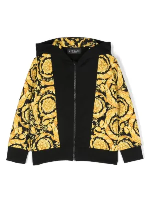 Versace baroque store print hoodie