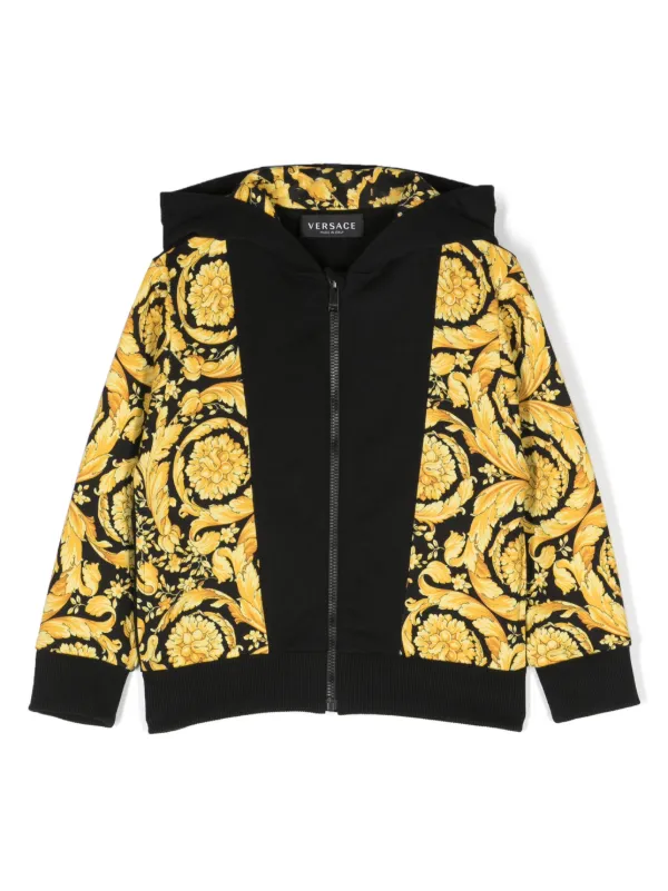 Versace baroque hoodie top