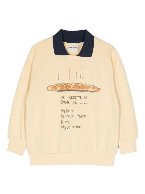 Mini Rodini illustration-print organic cotton sweatshirt