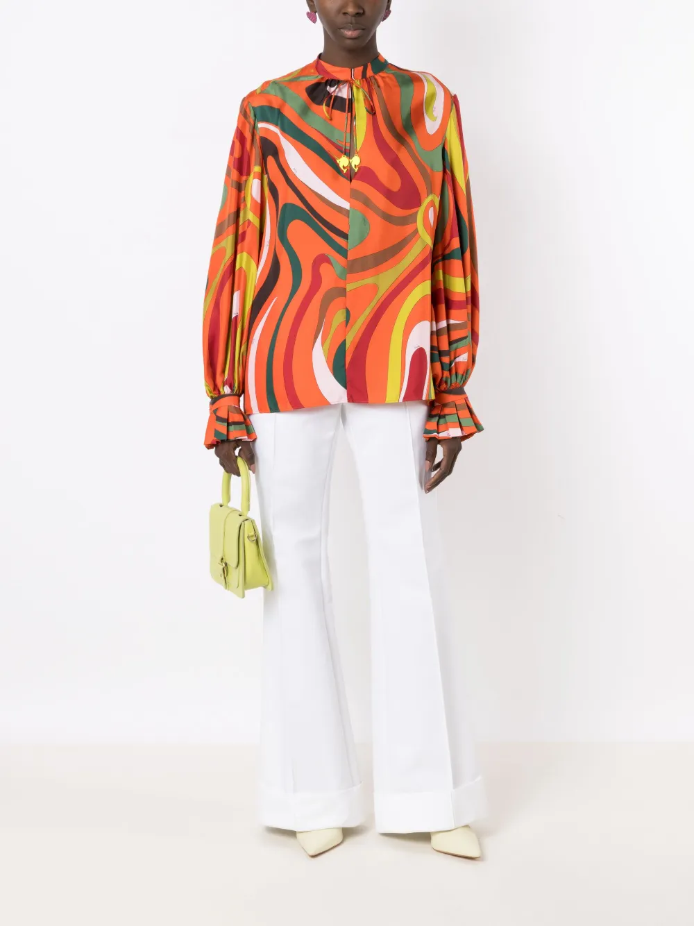PUCCI Flared broek - Wit