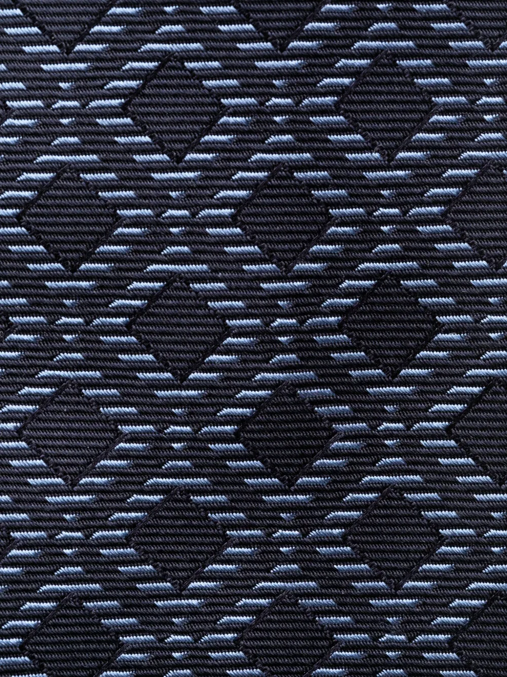 Kiton Stropdas met jacquard - Blauw