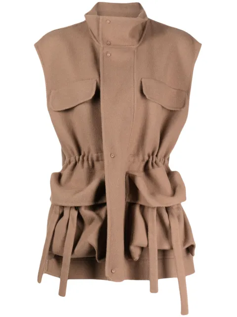 JNBY high-neck wool gilet