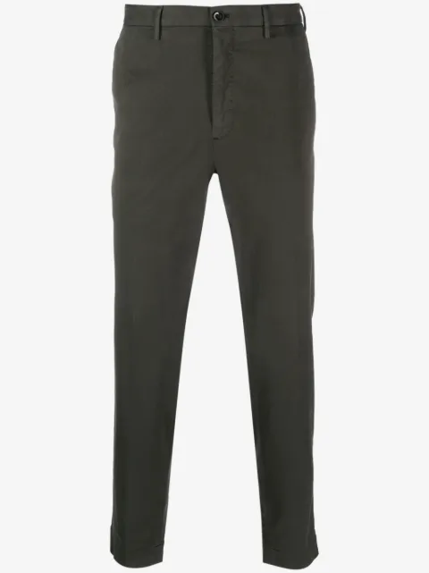 Incotex low-rise straight-leg trousers