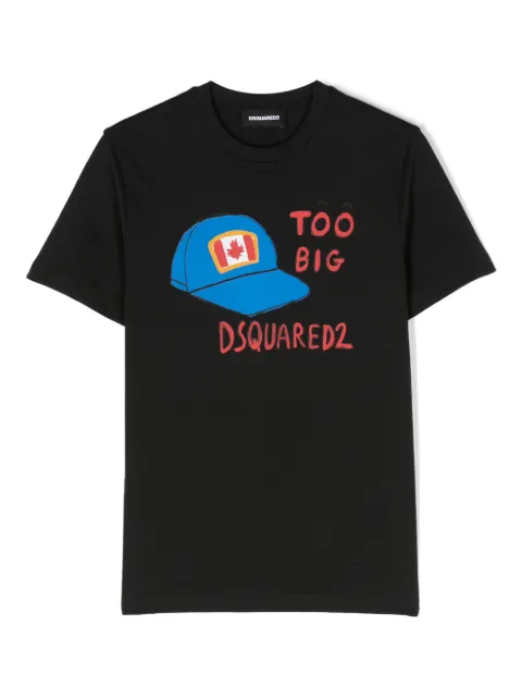 DSQUARED2 KIDS graphic-print cotton T-shirt