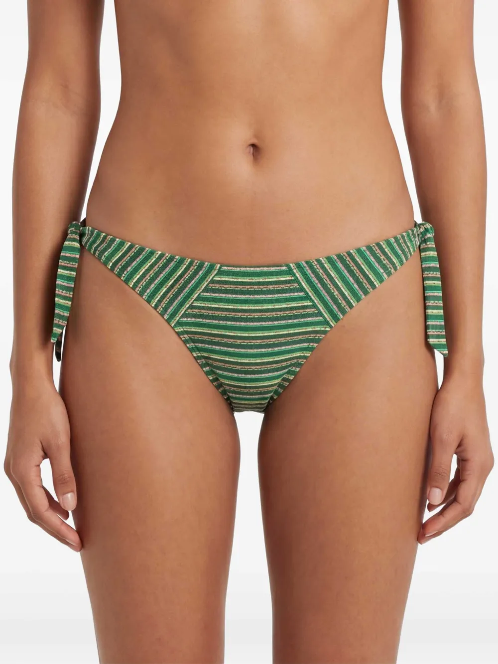Marlies Dekkers Gestreepte bikinislip Groen