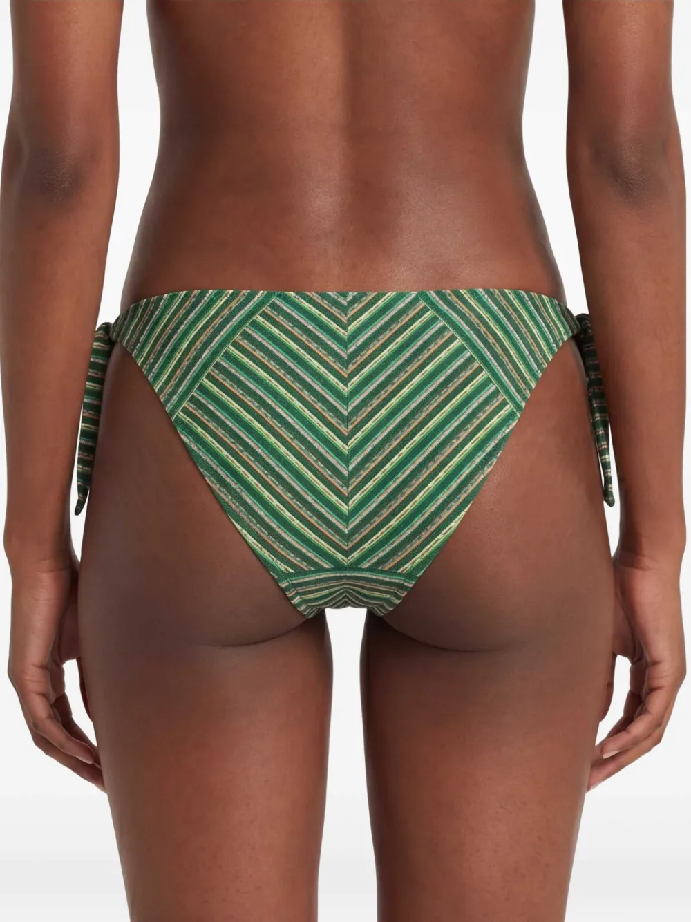 Marlies Dekkers Gestreepte bikinislip Groen