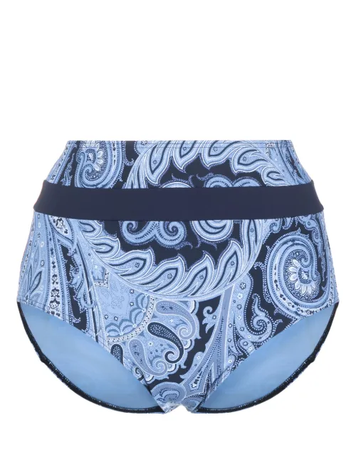 Bas de bikini taille haute à moti cachemire - Marlies Dekkers - Modalova