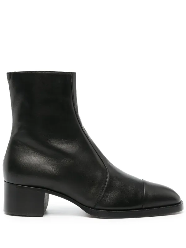 DSQUARED2 レザー アンクルブーツ | ブラック | FARFETCH JP