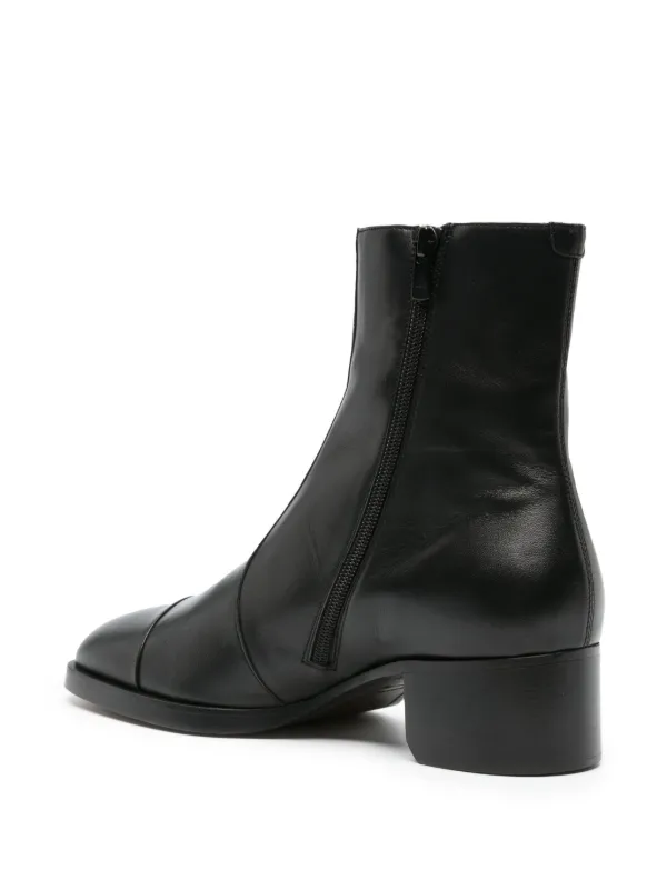 玄関先迄納品 レザー DSQUARED2 アンクルブーツ JP FARFETCH | ブラック | 靴