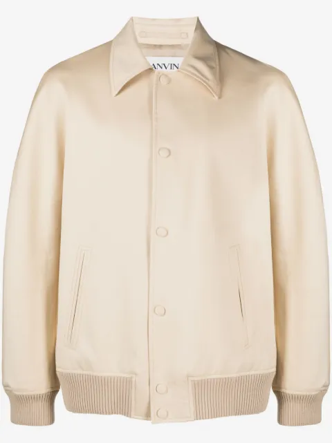 Lanvin pointed-collar bomber jacket