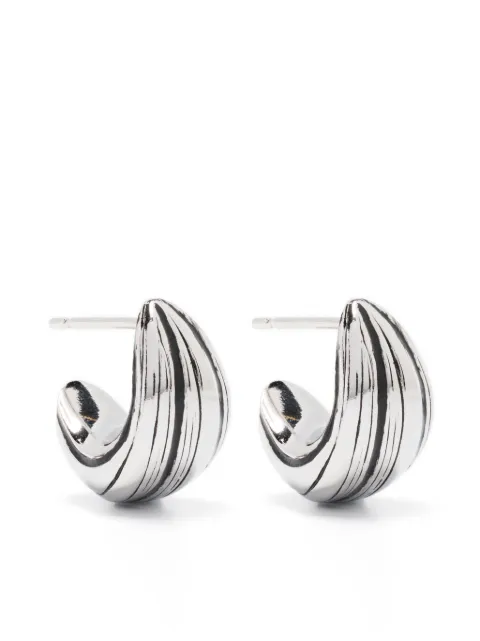 LEMAIRE Girasol striped earrings