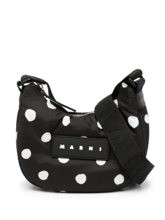 Black and white polka hotsell dot handbag
