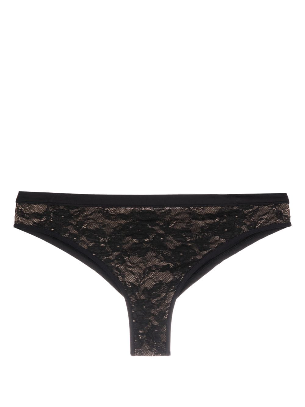 Taboo floral-lace butterfly briefs