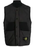 Stone Island Compass-patch quilted gilet - Black