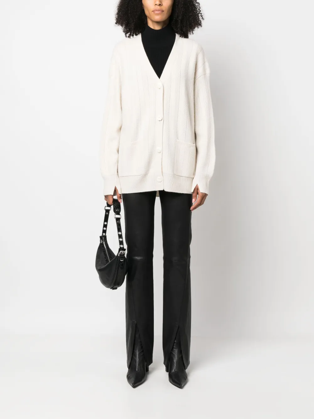 rag & bone V-neck cashmere cardigan - Beige