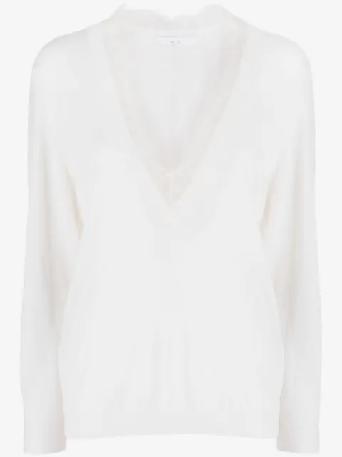 IRO Haby lace-detail jumper