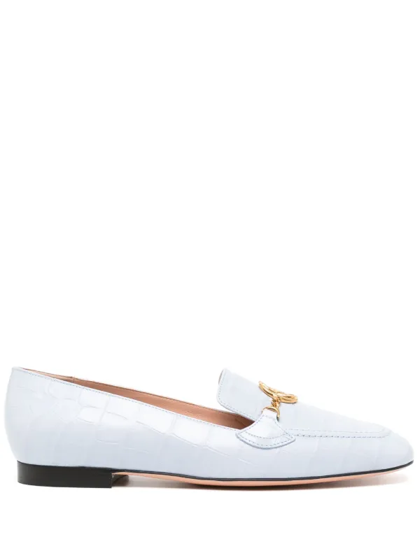 未使用✨BALLY White Striped Black Loafers 21110136_51261538_600.jpg