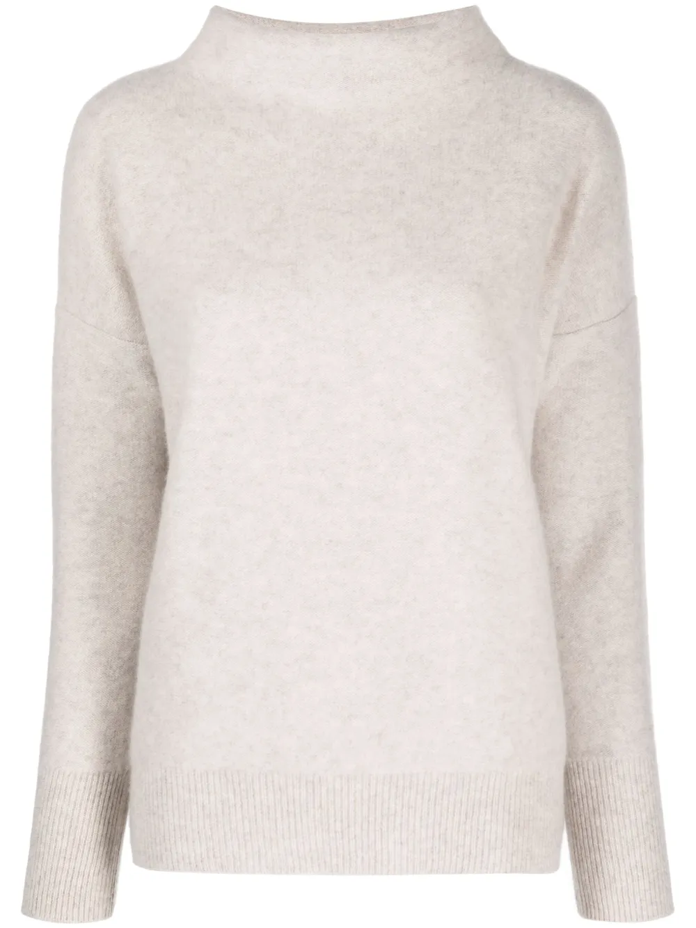 Vince Boiled Cashmere Turtleneck Pullover In Neutrals