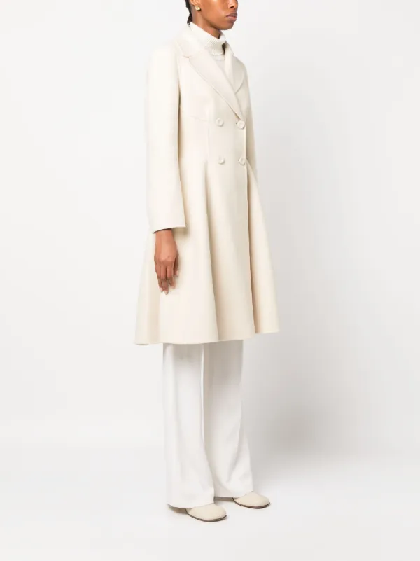 Wool a line coat top