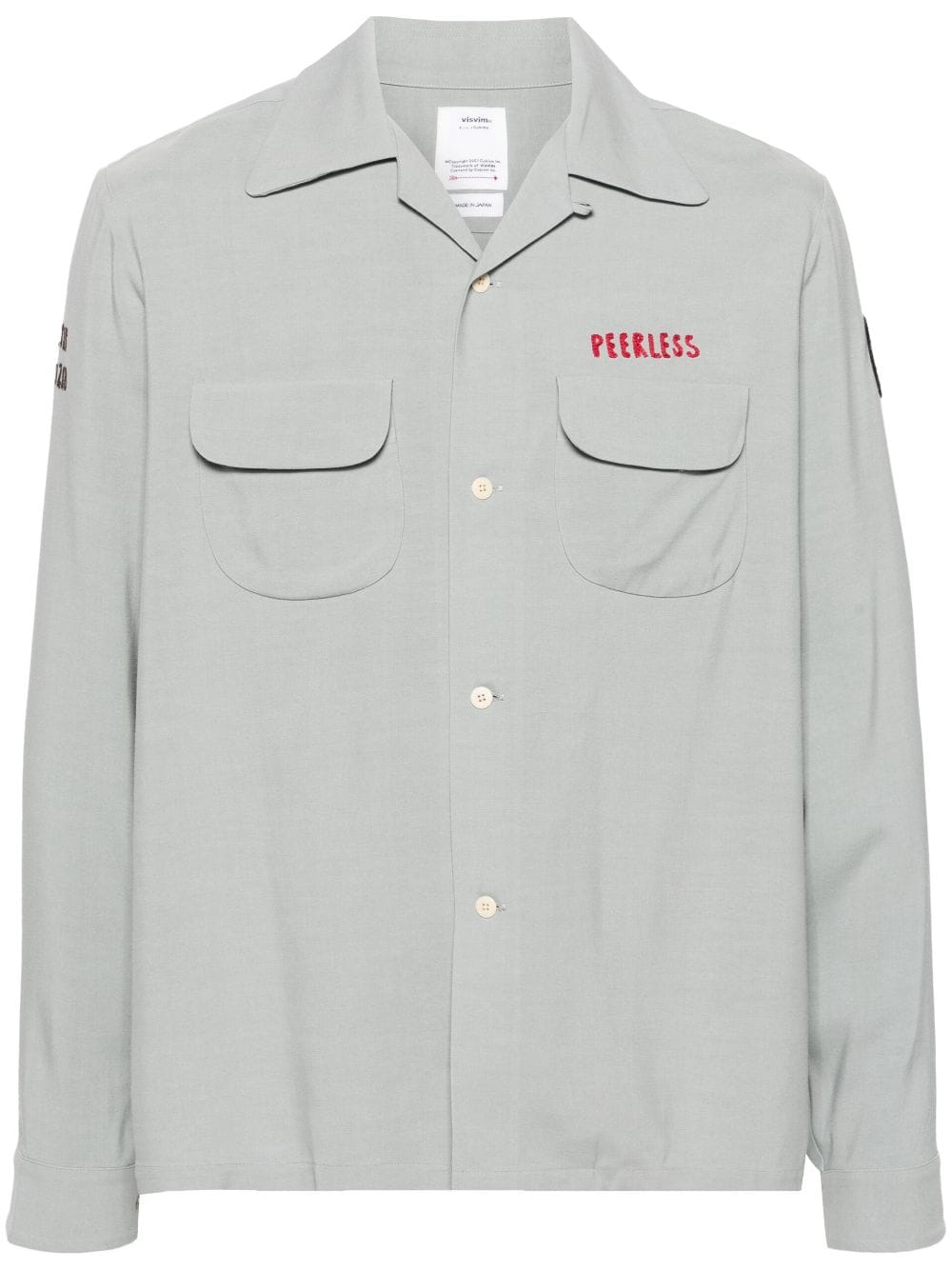 Keesey logo-embroidered shirt