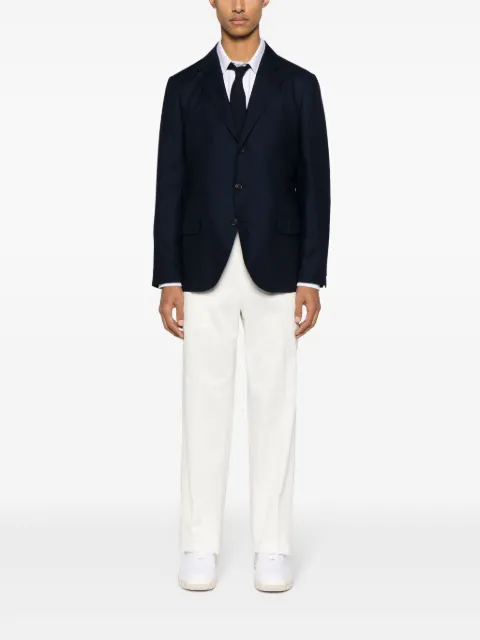Thom Browne 低腰斜纹布西裤