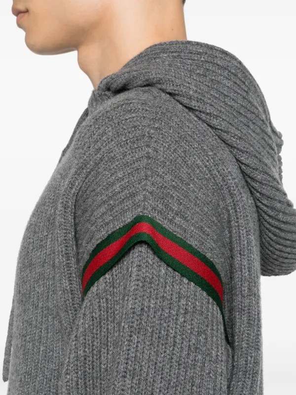 Gucci technical hoodie grey clearance