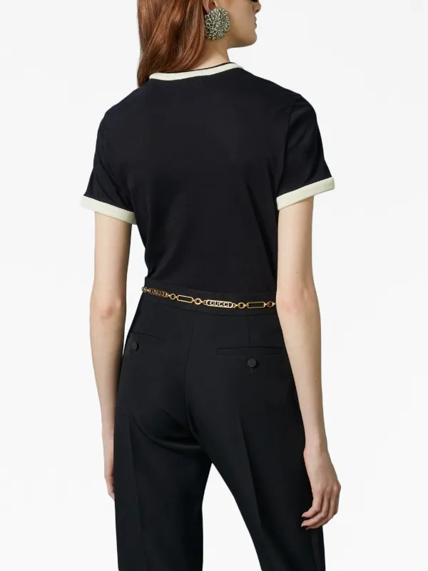 black gucci t shirt women's