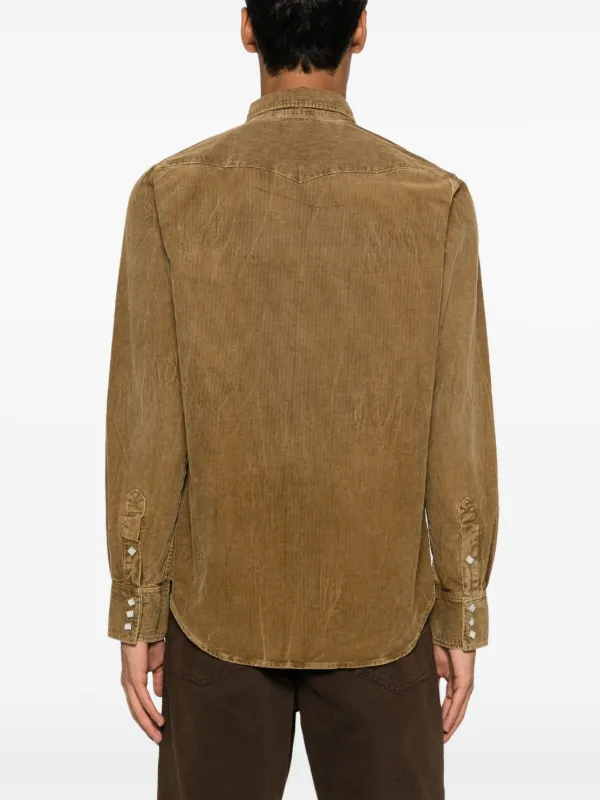 Ralph Lauren Collection Buffalo West Corduroy Shirt Brown FARFETCH