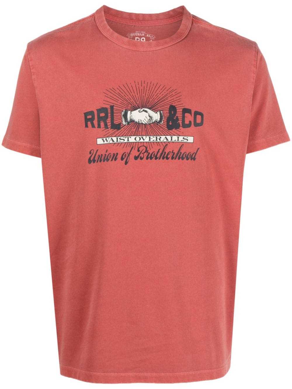 Ralph Lauren RRL T-shirt met grafische print Oranje