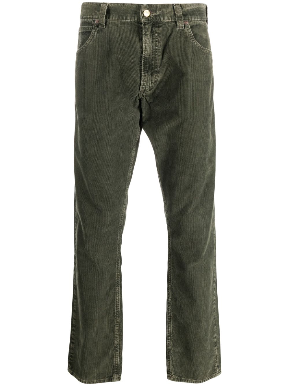 Ralph Lauren Rrl Straight-leg Corduroy Trousers In Green