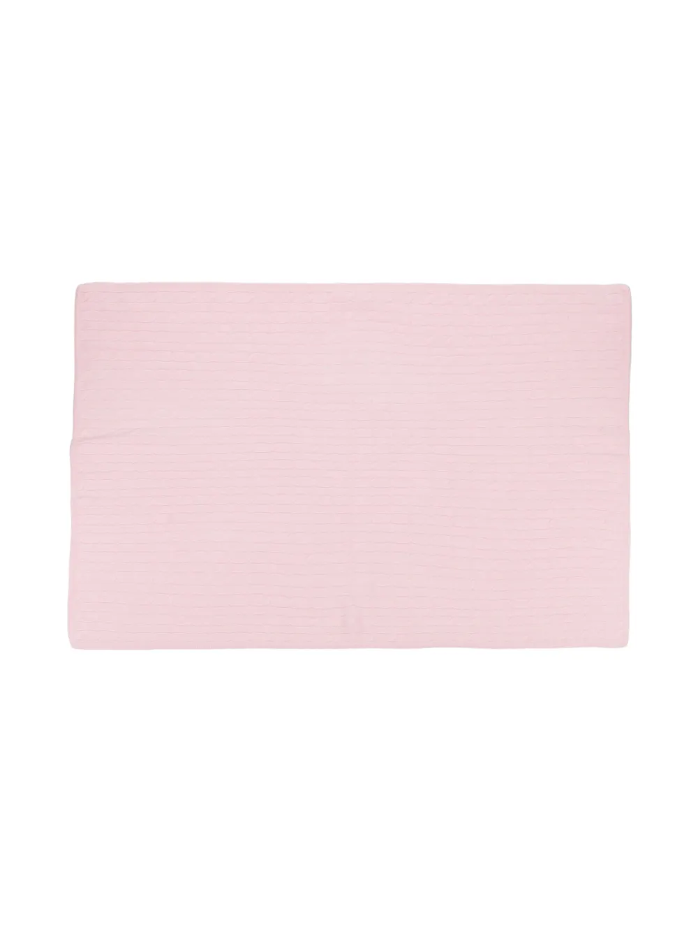 Ralph Lauren Kids cable-knit cashmere blanket - Pink