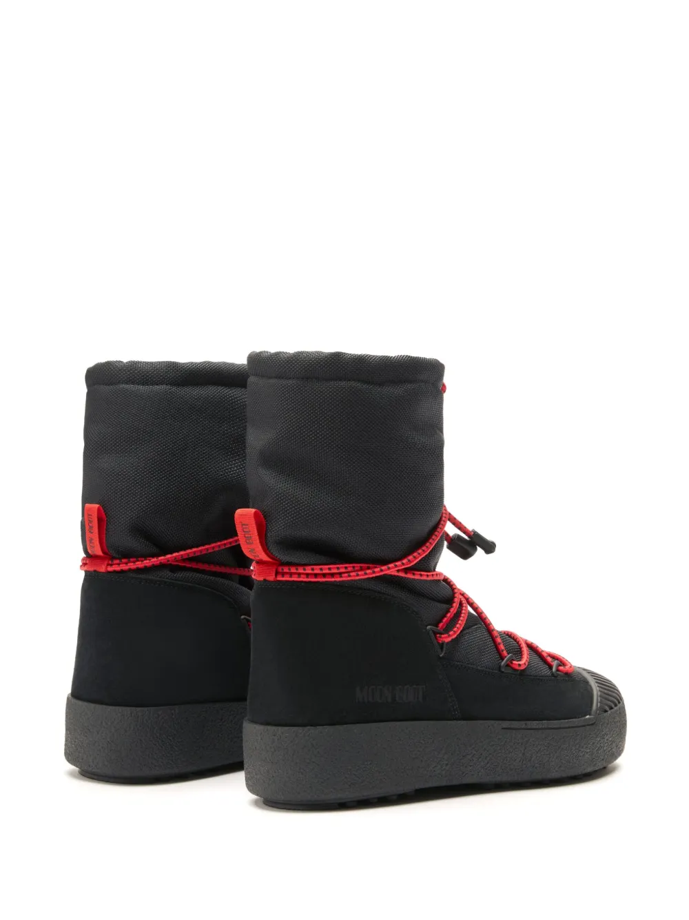 Shop Moon Boot Mtrack Polar Lace-up Snow Boots In Black