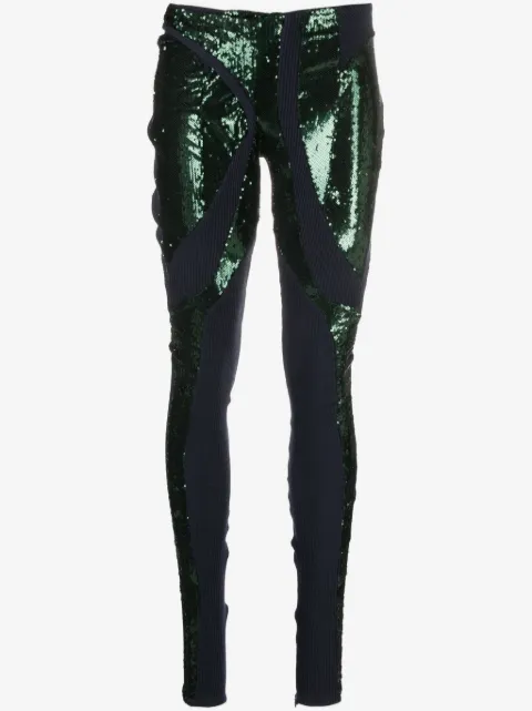 Ottolinger panelled sequin leggings