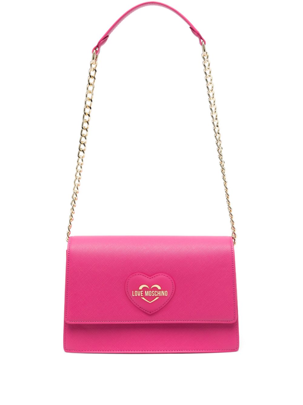 Love Moschino Logo-lettering Shoulder Bag In Pink