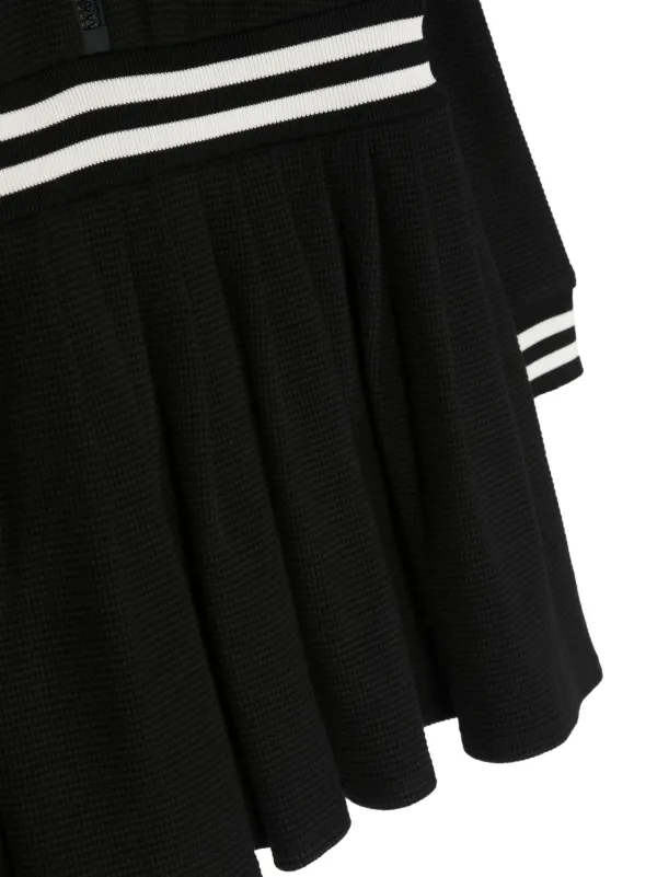 Moncler Enfant ニット ポロワンピース | ブラック | FARFETCH JP