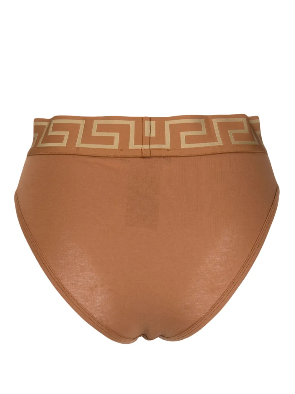 Versace Greca-pattern bikini bottoms - Beige