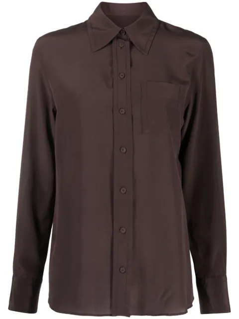 Lanvin cropped long-sleeve shirt