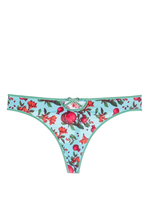 Marlies Dekkers Forbidden fruit-print glitter thong