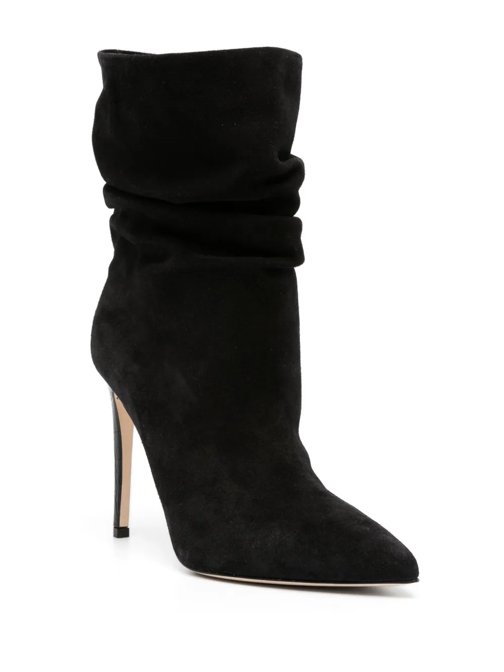 Paris Texas stiletto slouchy 110mm ankle boots - Zwart
