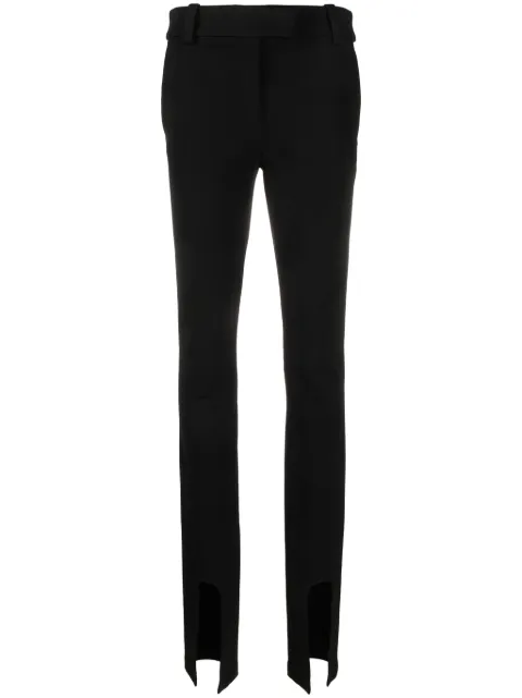 ALESSANDRO VIGILANTE cut-out slim-cut trousers