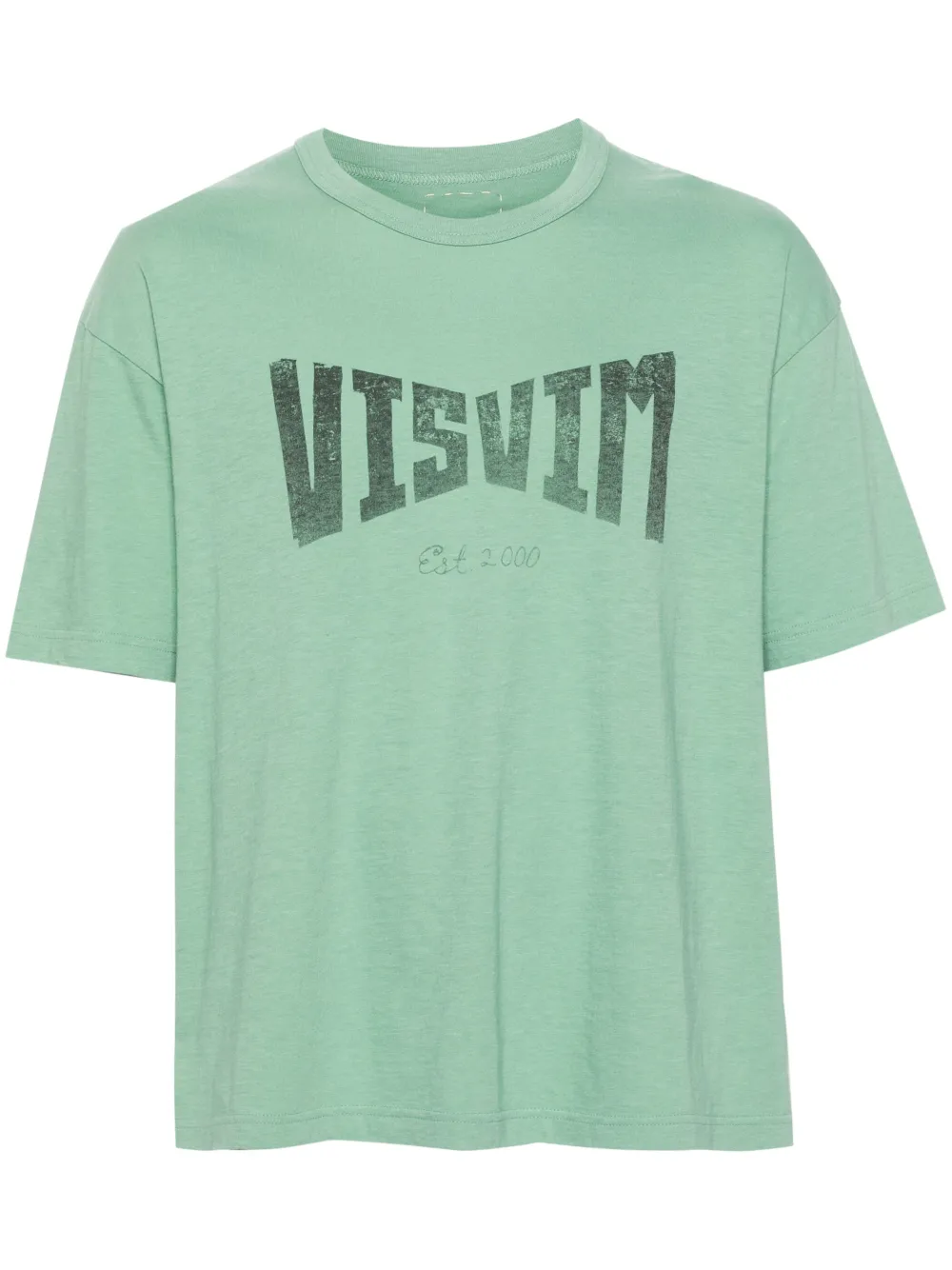 visvim T-shirt met logoprint Groen