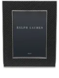 Ralph Lauren Home Sutton embossed-leather photo frame - Black