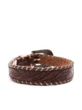 Ralph Lauren RRL buckle leather bracelet - Brown