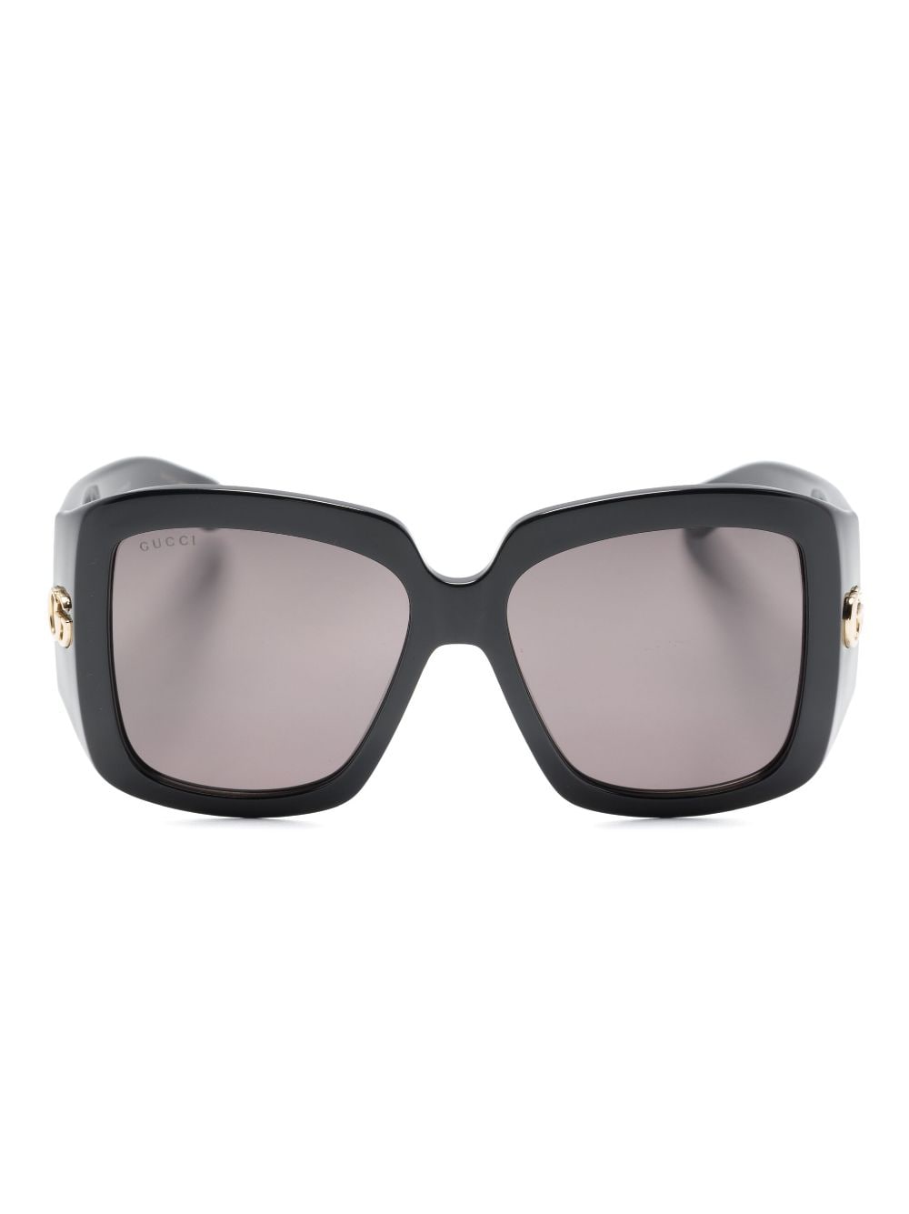 Gucci Eyewear GG zonnebril met oversized montuur Zwart