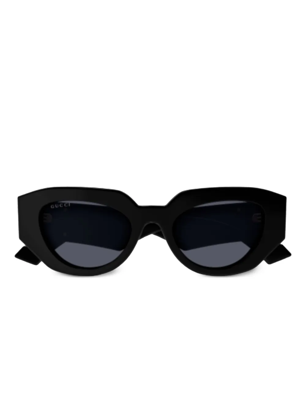 Gucci Eyewear Gene GG zonnebril met ovaal montuur Zwart