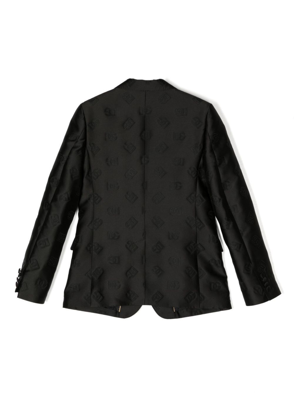 Dolce & Gabbana Kids Blazer met enkele rij knopen - Zwart