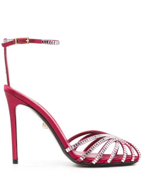 Alevì Penelope 120mm crystal-embellished pumps